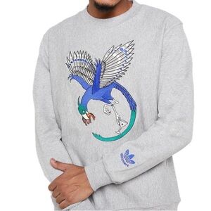 Adidas x alltimers Collab Crewneck Sweatshirt S EUC